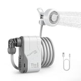 FLEXTAILGEAR MAX Shower Ultralight Rechargeable Outdoor Shower Pump, Portable Camping Showerhead Handheld, Travel Shower with USB-C Water Pump for Hiking, Car wash, Pet Cleaning, Beach Vacations