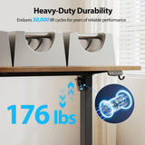 Agilestic Electric Standing Desk, 55 x 28 Inches Height Adjustable Desk, Sit Stand up for Work Office Home