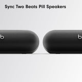 Beats Pill (2024 release) - Portable Bluetooth Speaker - Up to 24H Battery Life, Water Resistant, Bluetooth, Apple & Android Compatible, Seriously loud sound for home, outdoor and travel - Matte Black Beats