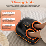 POGGT Foot Massager Machine with Heat, Upgrade 6 Airbags 29 Nodes Deep Rolling, Compression, Ankle Kneading, Shiatsu Foot Massager for Neuropathy Plantar Fasciitis, Gifts for Men Women Fits Up to 13"