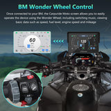 CARPURIDE W502BS for BMW Moto CarPlay & A-Auto Data Reading, Native Wonder