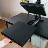 Onyx Heat Press 15″×15″ Digital Clamshell Slide-Out Drawer – 1,500W, 0–400 °F, Smart Auto Cool-Down