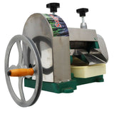 INTSUPERMAI Sugar Cane Press Juicer Machine Manual Sugarcane Juice Extractor with Stainless Steel Shell and 2 Knives