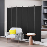 C-Hopetree 6 Panels Room Divider, 6 Ft Tall Indoor Folding Privacy Screen, Portable Partition Separator