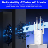 WiFi Extender Signal Booster for Home, 15000sq.ft Wireless Internet Repeater