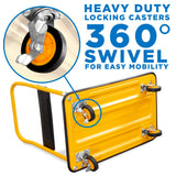 Mount-It! Heavy Duty Folding Hand Truck Dolly Platform Truck, 660 lb Flatbed Cart with Wheels