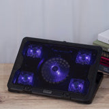 Laptop Cooling Pad with 5 Fans USB Powered Notebook Cooler Stand