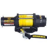 Novawinch FENIX 4500 Synthetic Winch Rope - 4500 lb Rated Line with 1/4 in x 55 ft Synthetic Rope - Mechanical Load Holding Brake and Aluminum Hawse Fairlead for Controlled Pulling Applications