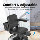 Folding 4 Wheel Mobility Scooter for Seniors, 250W Differential Motor, Detachable Battery, Compact Travel Electric Wheelchair with Adjustable Seat, Max Load 418LB