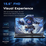 KAIGERR Laptop, 2026 New Laptop Computer with Intel i3 8109U Processor(Up to 3.6GHz), 8GB RAM 256GB SSD(Up to 2TB), 15.6" FHD Display, Windοws 11/Student/Business Laptop, HDMI, USB3.2, Type-C