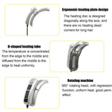 Standing Hair Dryer, Adjustable Vertical Hairdressing Heater, Professional Salon Equipment With Rolling Wheels | 360° Rotating Head | Intelligent Temperature & Time Control | Adjustable Angle | Silver