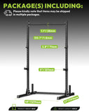 HANDBODE Power Cage with Pull Up Bar, Multi-Functional Squat Rack for Home Gym, Heavy Capacity Adjustable Power Rack Fit 6 FT, 7 FT Barbell, Weightlifting, Strength Training, Bench Press, Fitness