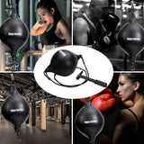 TOCO FREIDO Double End Punching Ball, Speed Bag with 2 Difficulty Levels Boxing Reflex Ball with Headband, Perfect for Reaction, Agility, Punching Speed, Fight Skill and Hand Eye Coordination Training TOCO FREIDO