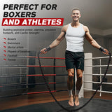 Weighted Jump Rope for Fitness, 3.8LB Heavy Jump Ropes for Exercise, Weighted Adult Skipping Rope for Women & Men, Battle Rope For Power Training to Improve Strength and Building Muscle HPYGN