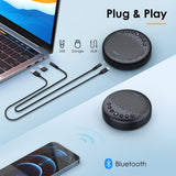 EMEET Luna Conference Speaker and Microphone, 360° Voice Pickup for 8 Users