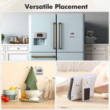 Xuhal 15 Pack 24 Hours Kitchen Timer with Alarm Magnetic Digital Clock Loud Alarm, Big Screen and Strong Magnet Manual Switching Count up or Down and Memory Function for Baking Sports Office Study