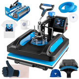 Topdeep Pro Heat Press 15x15 Inch, 5 in 1 Heat Press Machine with 30 OZ Tumbler Press