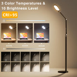 LitONES Ring Light with Stand, 15W Dimmable Zoom Lighting for Computer