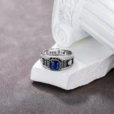 Oseew 2027 Class Graduation Ring Personalized Men High School
