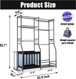 Mythinglogic Garage Sports Equipment Storage, 2 Golf Bag Storage Stand and Other Sports Equipment Mythinglogic