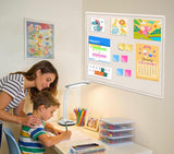 Large Bulletin Board 48" x 36", Felt Pin Board, Oatmeal