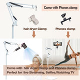 Hair Dryer Stand Holder 360 Rotate Hair Dryer Holder Stand Femeoum