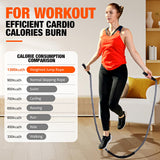 Weighted Jump Rope, 2lb Heavy Duty Jump Rope for Fitness, Battle Rope for Fitness Training, Full Body Exercise at Home Gym for Men and Women, Strengthening Legs, Arms and Stabilizing Muscles HOXWC