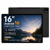 MESWAO 16 Inch Android 16 Tablet, Widevine L1 Certified 1920x1200 IPS Pad