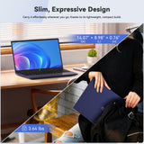 NIMO 15.6" FHD IPS Ultra-Light Laptop, Intel Hexa Cores I3 (Up to 4.4GHz, beat i7-1165G7), 65W PD Fast Charge, 8GB RAM 256GB SSD, Backlit Keyboard, Fingerprint PC for Campus Nomad & Remote Work