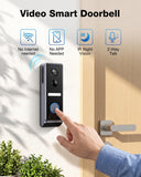 KEPEAK Doorbell Camera Wireless, Video Door Bell Battery with Monitor
