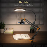 UBeesize 10" Ring Light with Overhead Phone Mount for Content Creation