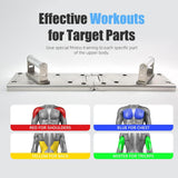 Maochang Heavy Duty Push Up Board, Full Metal Multi-Functional pushup board, Pectoral Muscle Arm Exercise Professional Equipment Home Gym Equipment, Best Choice for Fitness Professionals Gift, Stainless Steels MaoChang