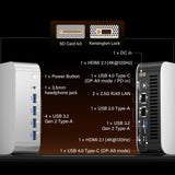 GEEKOM A9 Max AI Boost Mini PC,AMD Ryzen AI9 HX370(80Tops)32GB DDR5+1TB SSD