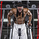 Leesvilary Neck Harness for Weight Lifting Training Head Neck Workout Equipment Neck Exerciser Trainer with Steel Chain and Adjustable Neoprene Strap Neck Strengthener for Home Gym Leesvilary