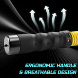 Weighted Cordless Battle Ropes for Home Gym & Apartment with Workout Guide