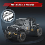 FCXㅤ RocHobby Atlas S 1/10 RC Crawler, 2.4Ghz RC Rock Truck Off Road, RC Car Indoor&Outdoor 2 in 1, RC Rock Crawler 4x4 Hobby Grade for Adults Need to Complete with Battery (Orange)