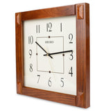 Seiko CLOCK (Model: QXA469BLH) , Brown