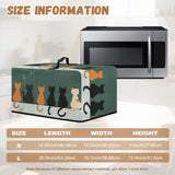 ZIATUBLES Microwave Oven Dust Cover Anti-Dust Countertop Microwave Protector Cover Cartoon Cat Print Heat Resistant Air Fryer Toster Oven Covers, L
