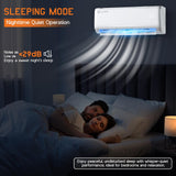Albott 24000 BTU Mini Split Air Conditioner Heat Pump, SEER2 21, 208-230V, Inverter AC with Wi-Fi Smart Control, Voice Assistant, Self-Cleaning, Cools up to 1500 Sq. Ft.