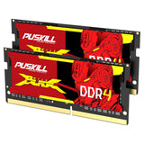 PUSKILL 16GB DDR4 3200MHz SODIMM CL22 Laptop RAM (2x8GB)