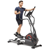Sunny Health & Fitness Smart Elliptical Machine with 16-Level Electromagnetic Resistance, 18-inch Extended Stride Length, 12 Built-in Workouts, Low-Impact Cardio & SunnyFit App - SF-E3889SMART Sunny Health & Fitness