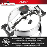 23.2 Quart Pressure Cooker, recommended use for professionals, made of extra thick aluminum, express MAGEFESA