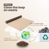 Gogokiwi Large Yoga Mat (6'x4') Extra Wide 1/4 Inch Thick Workout Mat for Home, Non Slip Fitness & Exercise Mat for Home Gym, Yoga, Pilates, Stretching, and Floor (Neutral Nature) GoGoKIWI