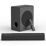 Sound Bar Speakers Bluetooth Wireless, TV Speakers Sound Bar Subwoofer, Home Theater Surround Sound Bar HDMI(ARC) Optical AUX USB 2.1ch Home Audio Sound System TV PC Gaming Wall Mount 3EQ, Black
