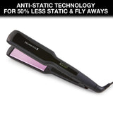 Remington 1 3/4" Flat Iron, Hair Straightener with Anti-Static Technology, 30-Second Heat Up & 60 Minute Auto Shut-off, 30% Longer Ceramic Floating Plates, Titanium + Ceramic Coating