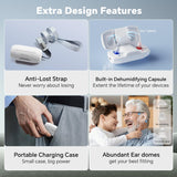iBstone Nova Hearing Aids for Seniors Adults: Superior Sound Quality - Smart Noise Cancelling - No Feedback - 1.5Hrs Charging for 100Hrs Working - Come with Anti-Lost Lanyard - Over-the-Counter