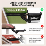 Klearlook Upgraded Ergonomic Keyboard Tray Under Desk, 24.4"x10"