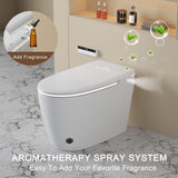 LOUPUSUO Luxury Smart Toilet with Foam Shield Auto-Open/Close Lid
