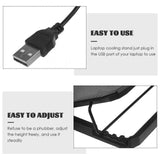 Metal Laptop Cooling Pad Stand with Fan for 14 to 17 Inch Computers