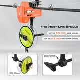 KastKing Improved Kalibrate Patented Line Spooler – W/Line Counter, Portable, Without Line Twist for Spinning and Casting Reels, Fishing Gifts for Man